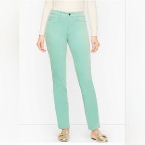 Talbots Mint Velveteen Straight Leg Pants